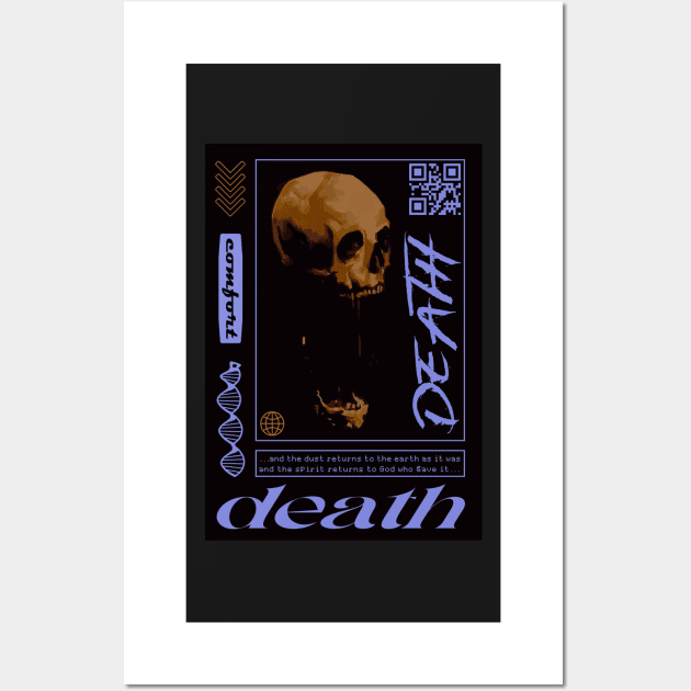 DEATH Wall Art by TextGraphicsUSA